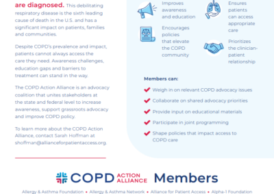 About the COPD Action Alliance